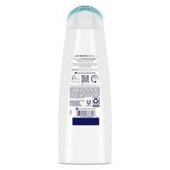 Dove Daily Moisture Shampoo pour shows lightweight formula for easy rinsing.