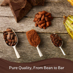 Dove bars use Rainforest Alliance cocoa, responsibly sourced indulgence.
