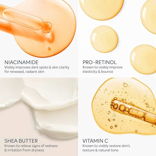 Dove Niacinamide supports even tone and smoother texture over time.