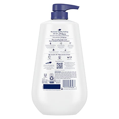 Dove Deep Moisture foam-lather shows rich cleansing for soft skin.