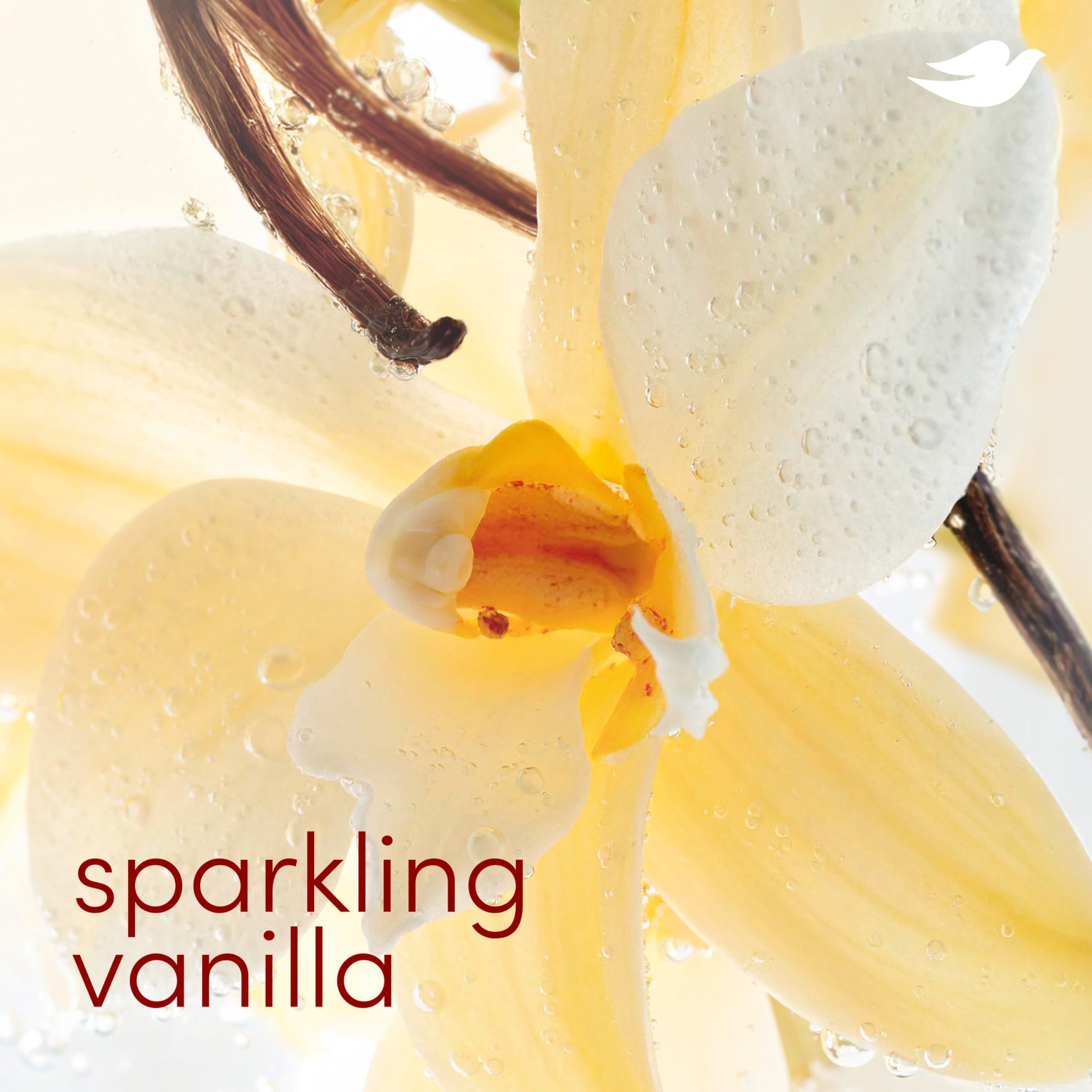 Dove Aluminum-free ingredients image emphasizes skin-friendly formula.