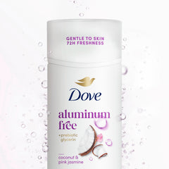 Creamy coconut and pink jasmine scent delivers a delicate aroma that lasts through the day