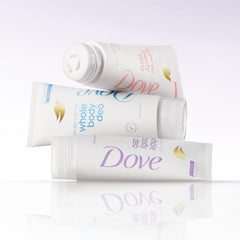 Dove dermatologist and gynecologist-approved label reinforces sensitive-skin suitability.