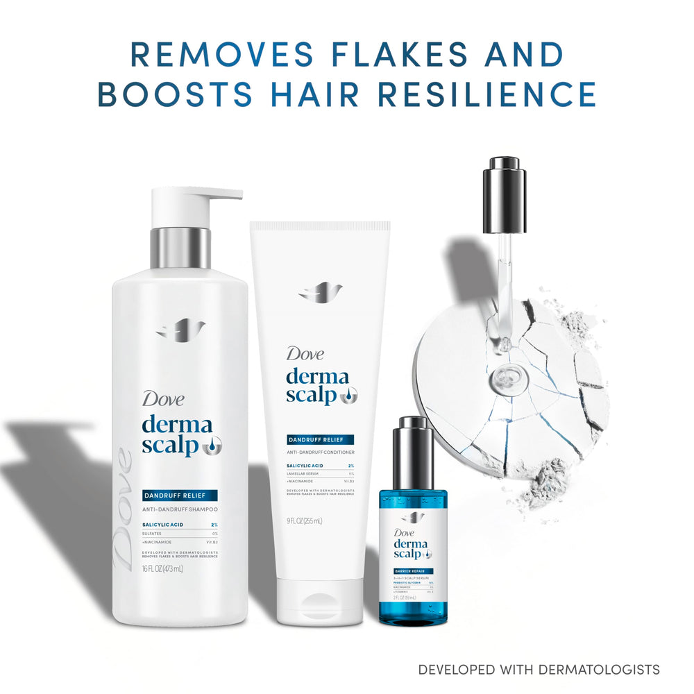 Hair strand with conditioner for improved resilience after application