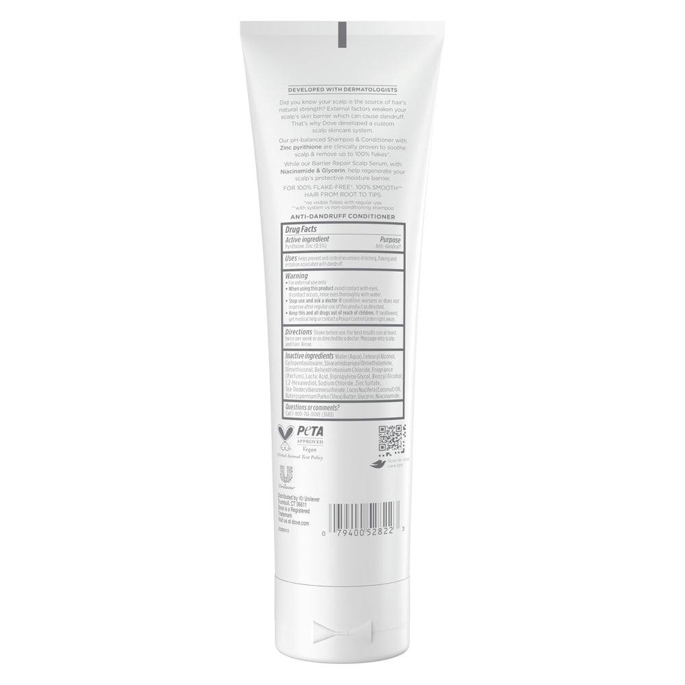 Dove Derma Scalp Conditioner ingredients Niacinamide and Glycerin supporting moisture