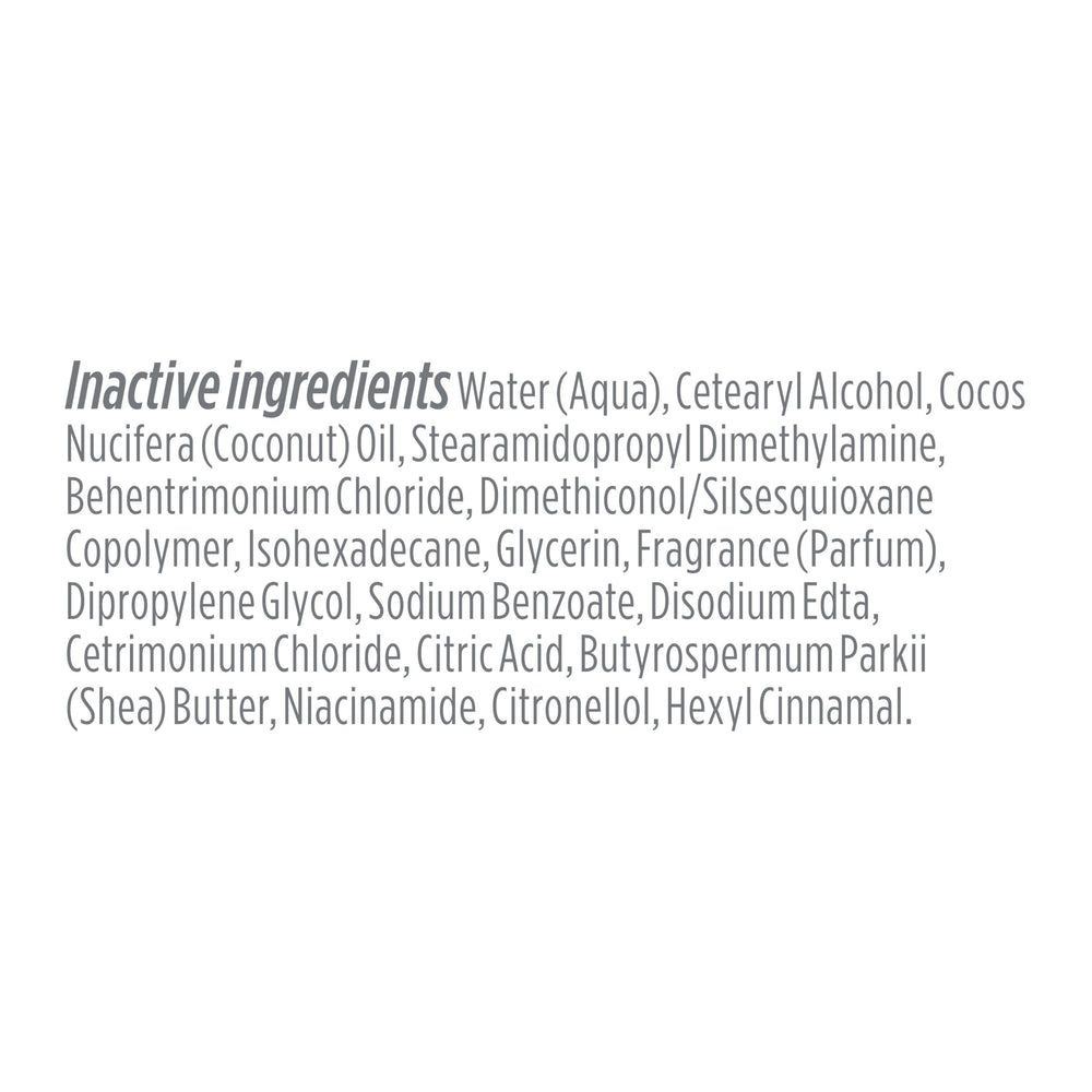 Vegan and PETA-Approved symbols on Dove conditioner packaging