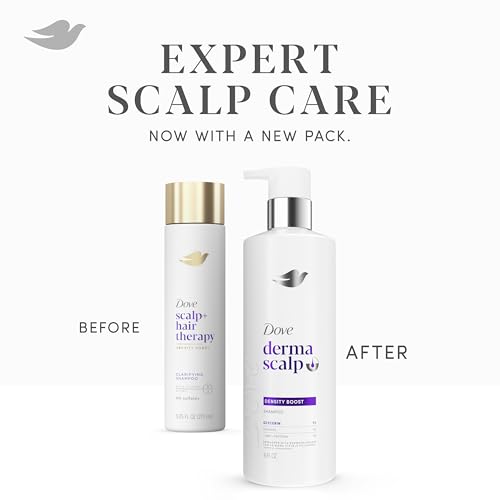 Product shot of Dove Derma Scalp Density Boost system set