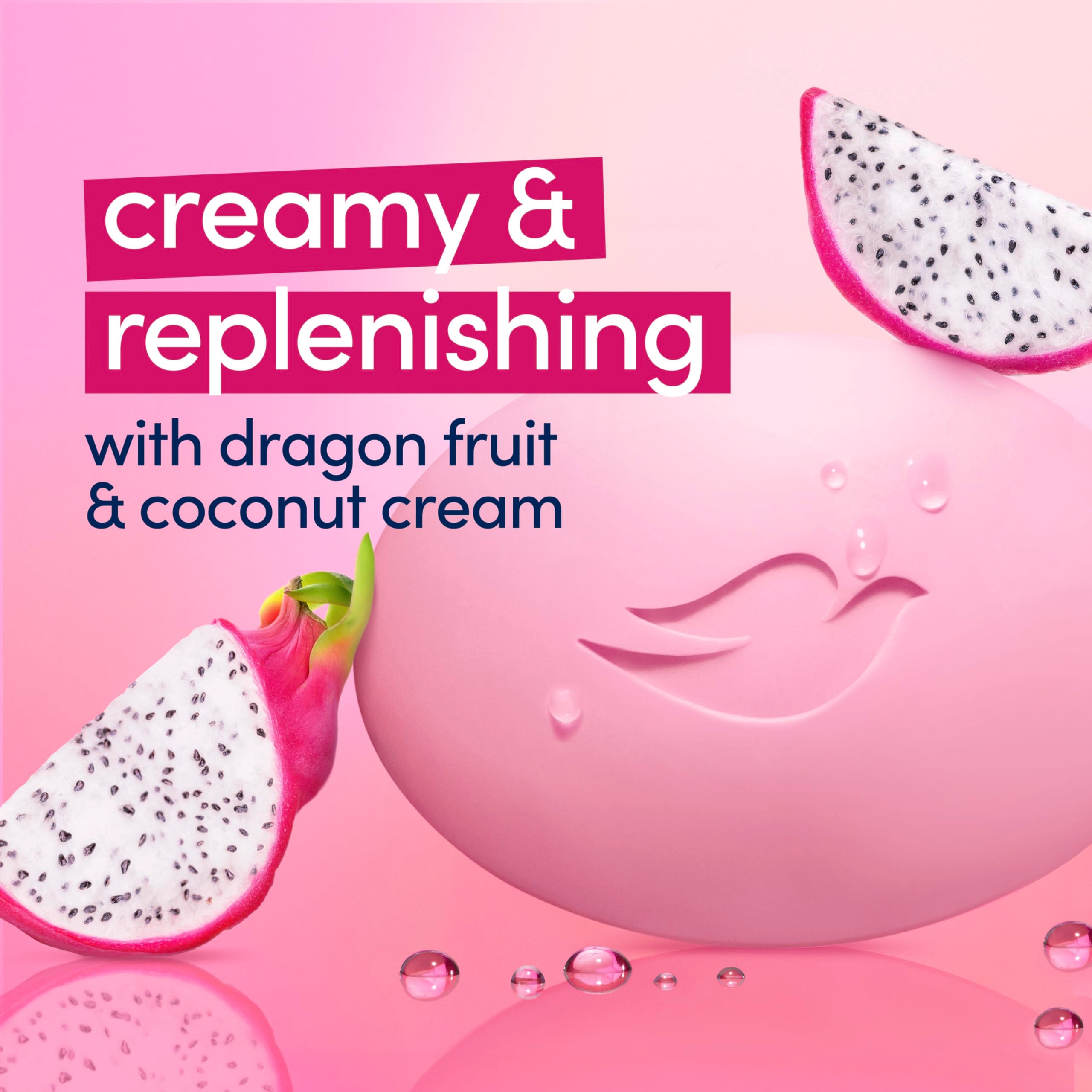Dove Dragon Fruit Beauty Bar cruelty-free by PETA supports ethical choices