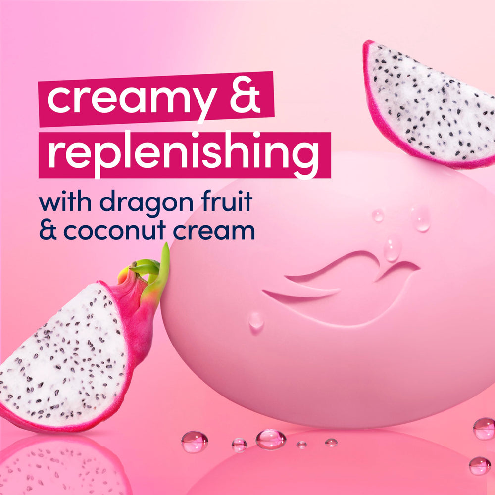Dove Dragon Fruit Beauty Bar cruelty-free by PETA supports ethical choices
