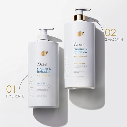 Dove dry hair ends close-up shows improved manageability