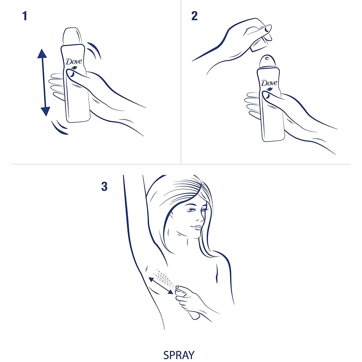 Travel-friendly Dove packaging shown for on-the-go freshness.