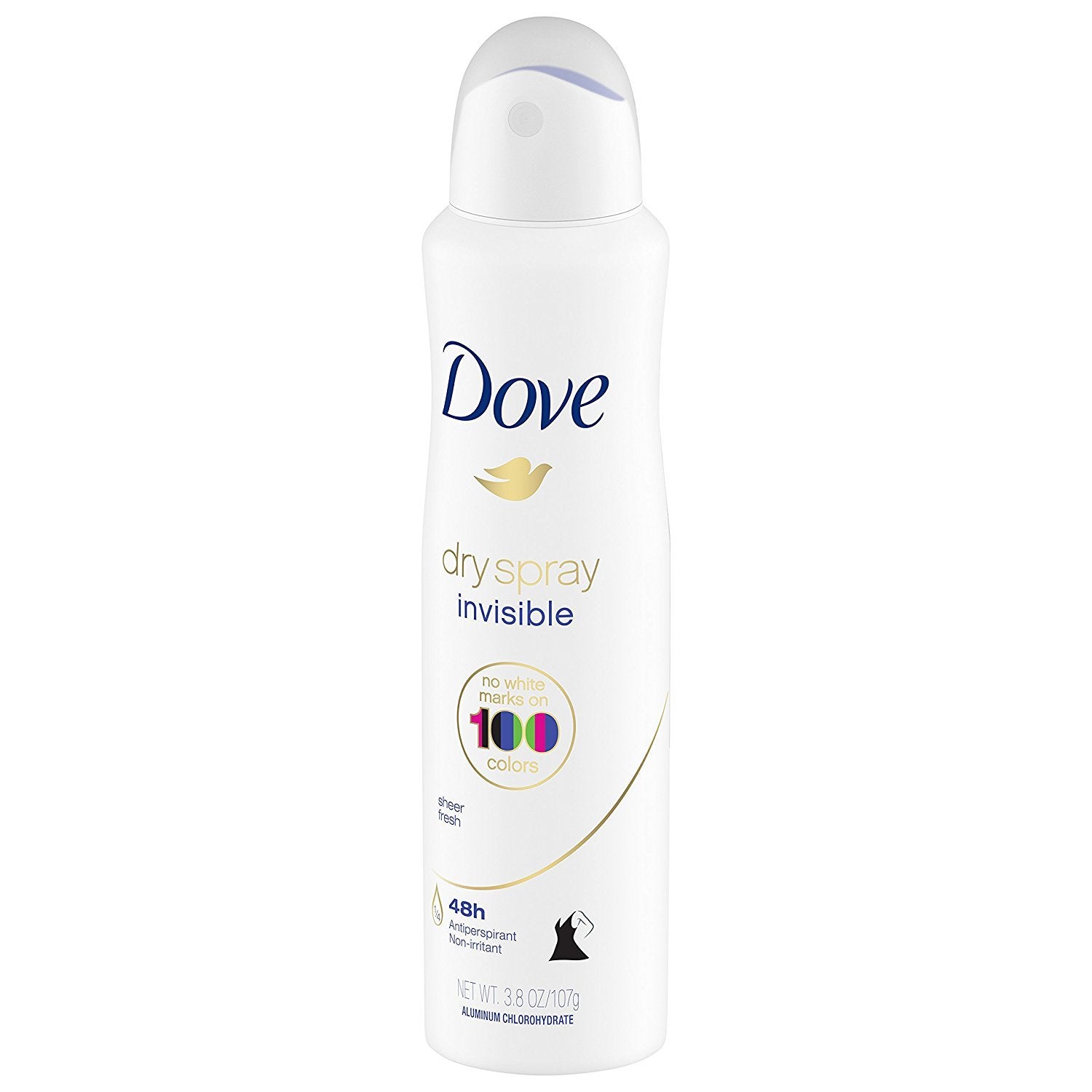Each Dove 3.8 oz can shown for travel and gym bag use.