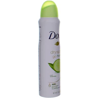 Dove antiperspirant label highlights up to 48 hours protection