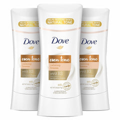 Dove Even Tone Apple Blossom scent on a stick for daily underarm use.