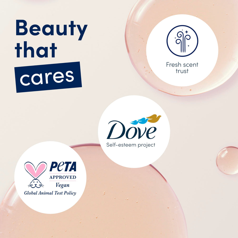 Dove Even Tone leaves no visible residue after application.