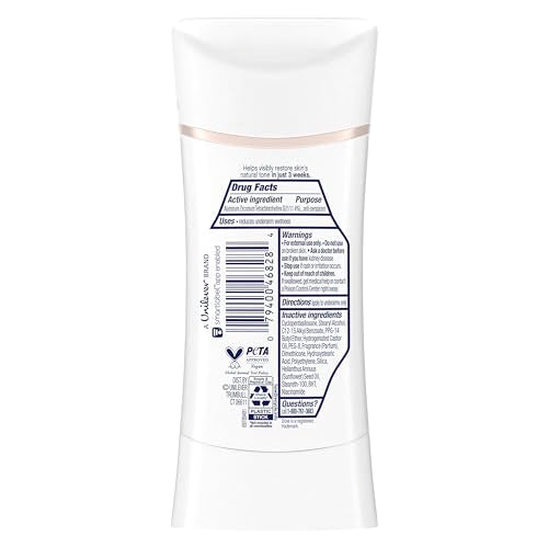 Dove Even Tone stick demonstrates a smooth glide during application.