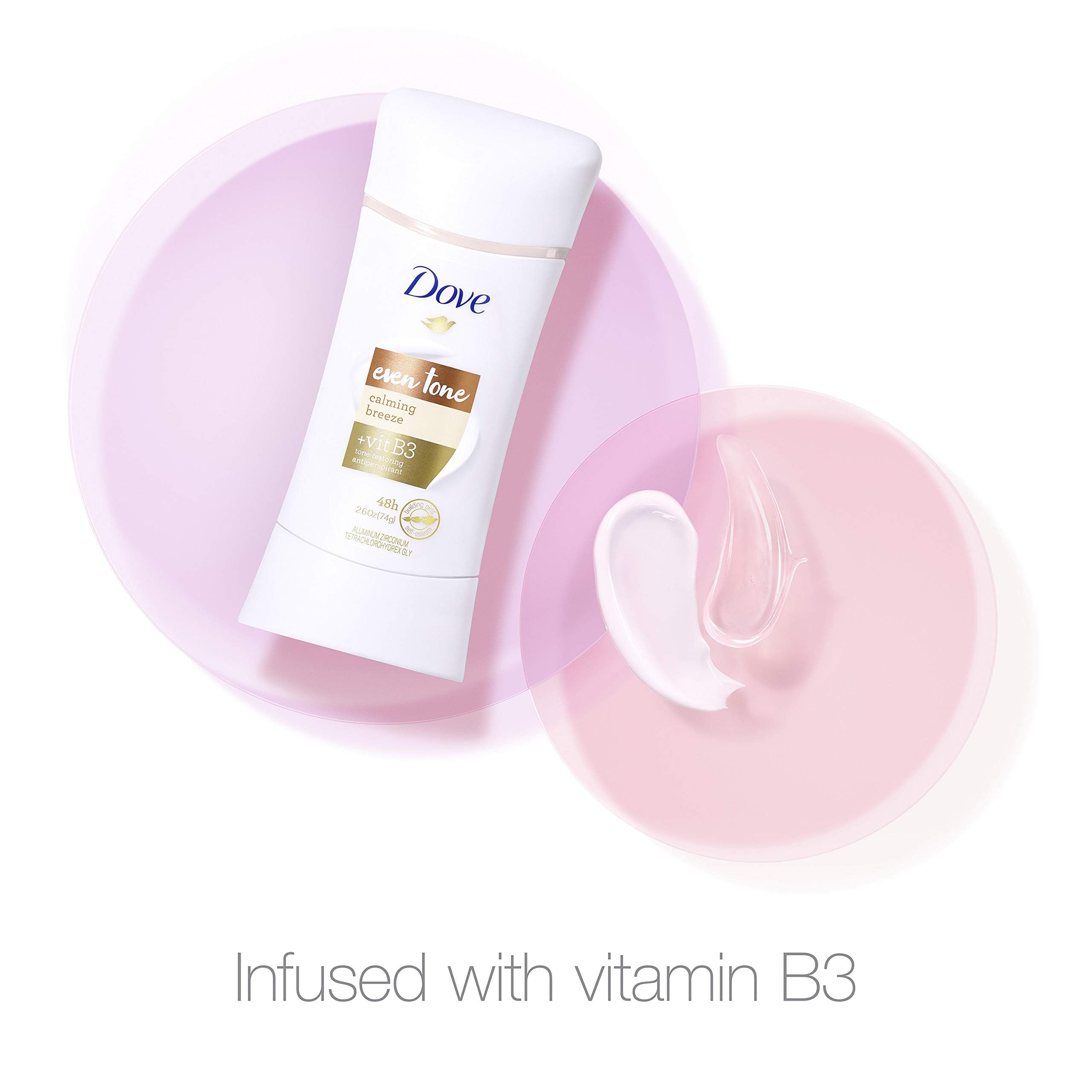 Dove Even Tone timeline suggests tone improvement in about three weeks.