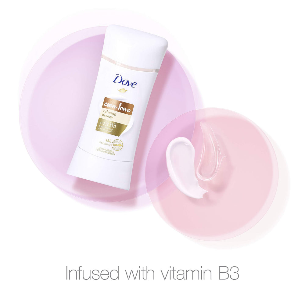 Dove Even Tone timeline suggests tone improvement in about three weeks.