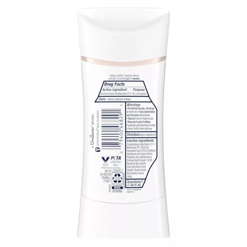 Dove Even Tone underarm application shows smooth glide