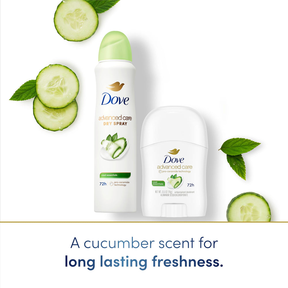 Dove fragrance image with juicy pear and crisp cucumber for an uplifting scent.