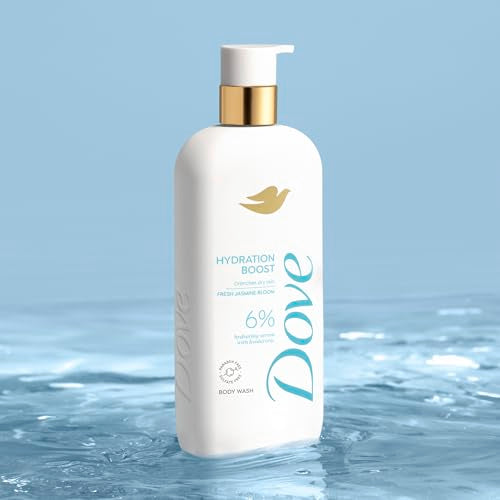 Dove Hydration Boost vegan, paraben-free formula for gentle cleanse