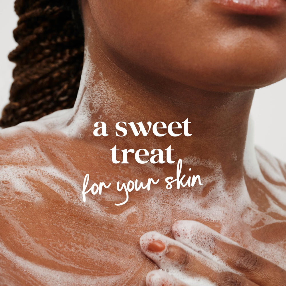 Dove Indulge soft-skin transformation image hints lasting smoothness