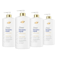 Dove Intensive Repair conditioner bottle for stronger, smoother hair.