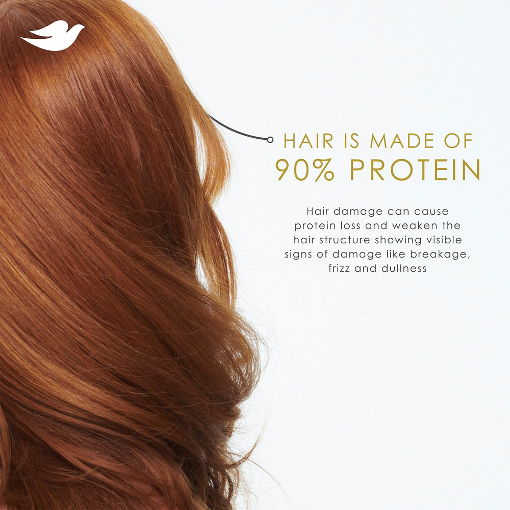 Hair root lift visual with Dove Lavender & Volume set.