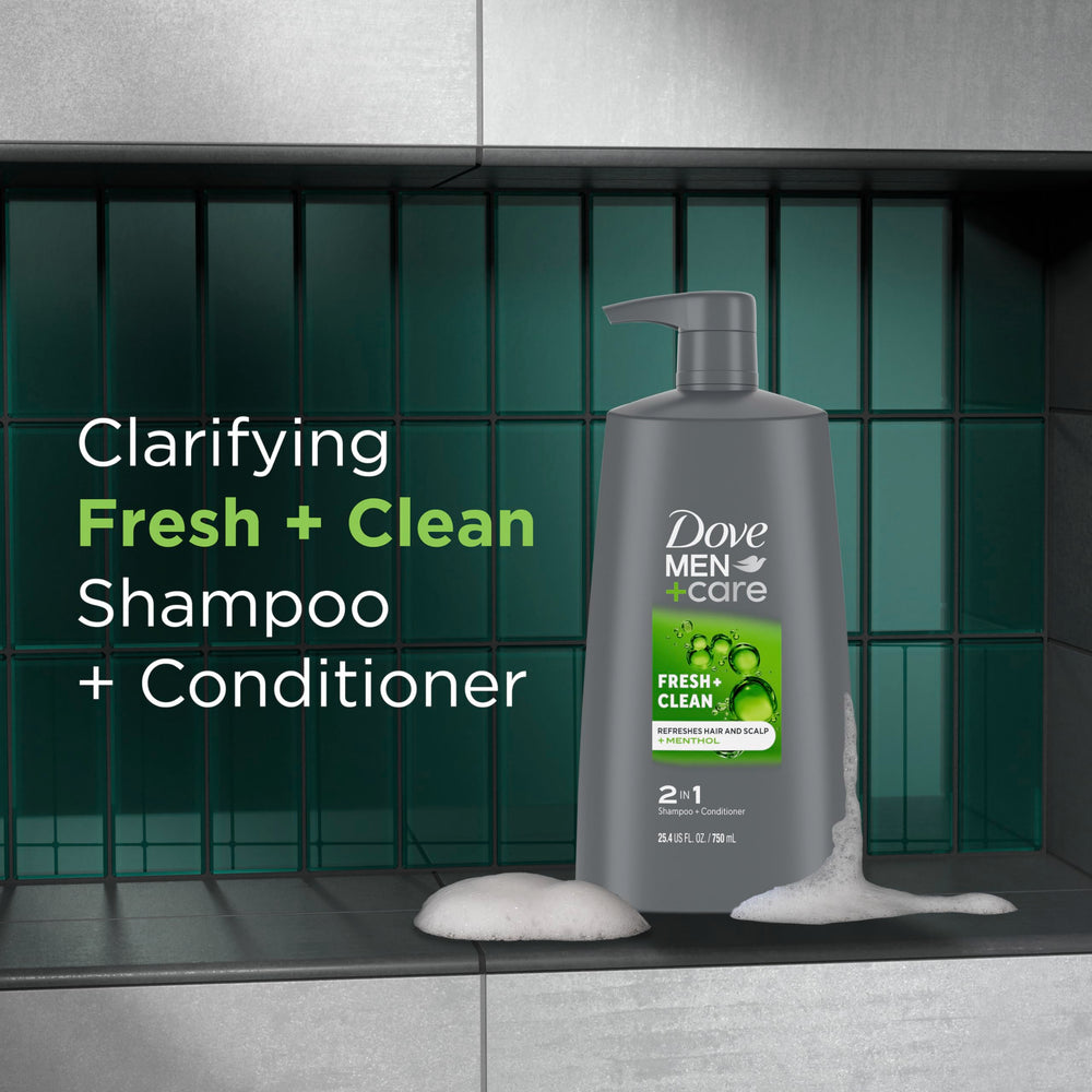 Dove Men+Care 25.4 oz bottle on shelf