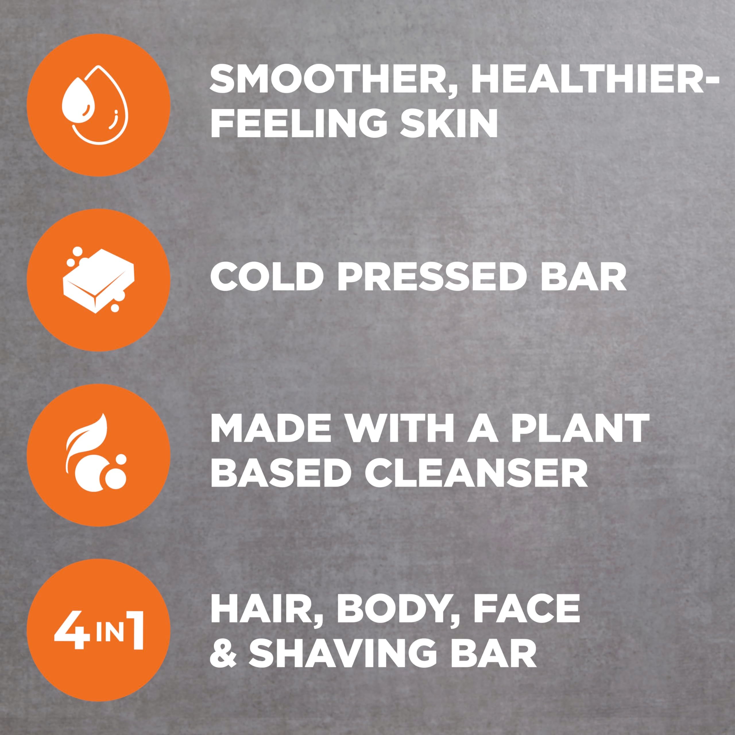 Dove Men+Care cleansing bar for body use leaves skin smooth and hydrated