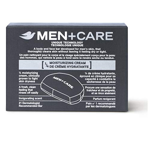 Dove Men+Care Extra Fresh Bar close-up of moisturizing cream for hydrated skin