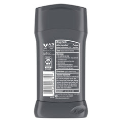 Dove Men+Care Extra Fresh stick with 1/4 moisturizing cream for hydrated underarms.