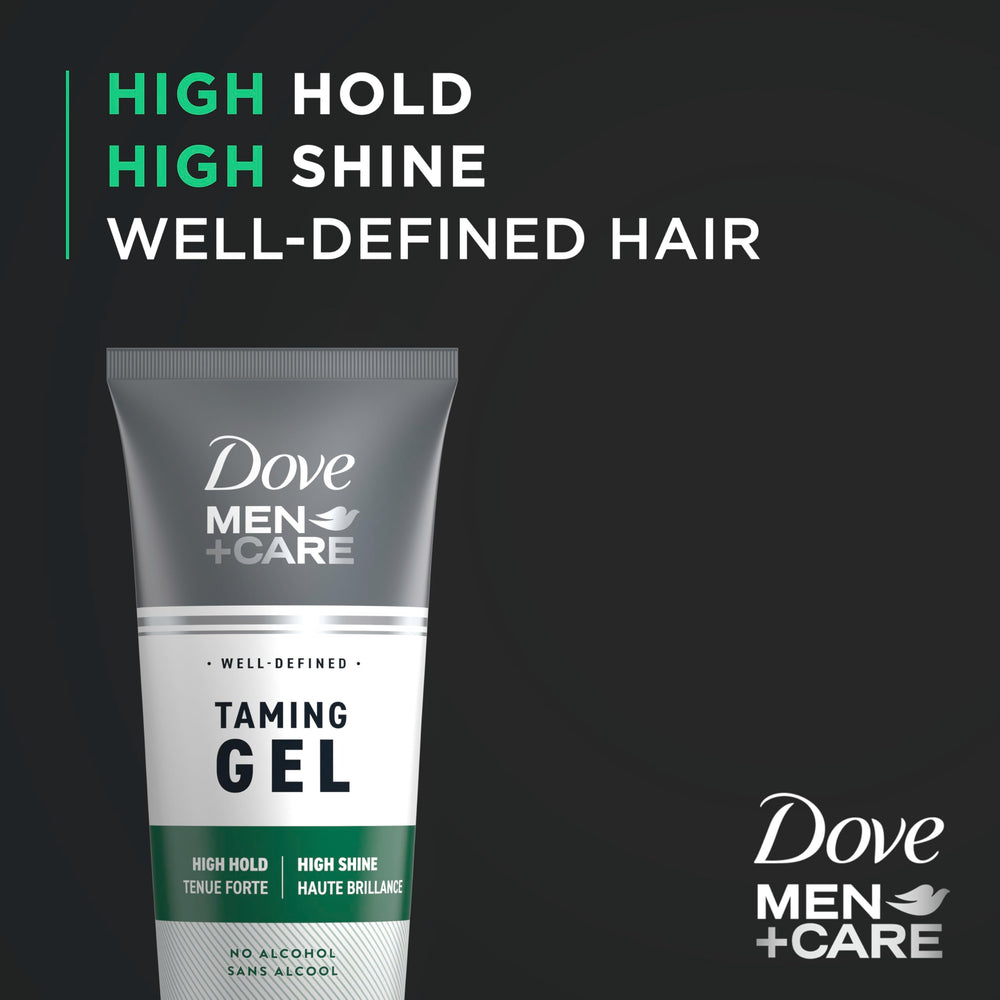 Dove Men+Care Hair Gel with alcohol-free formula for daily comfort.