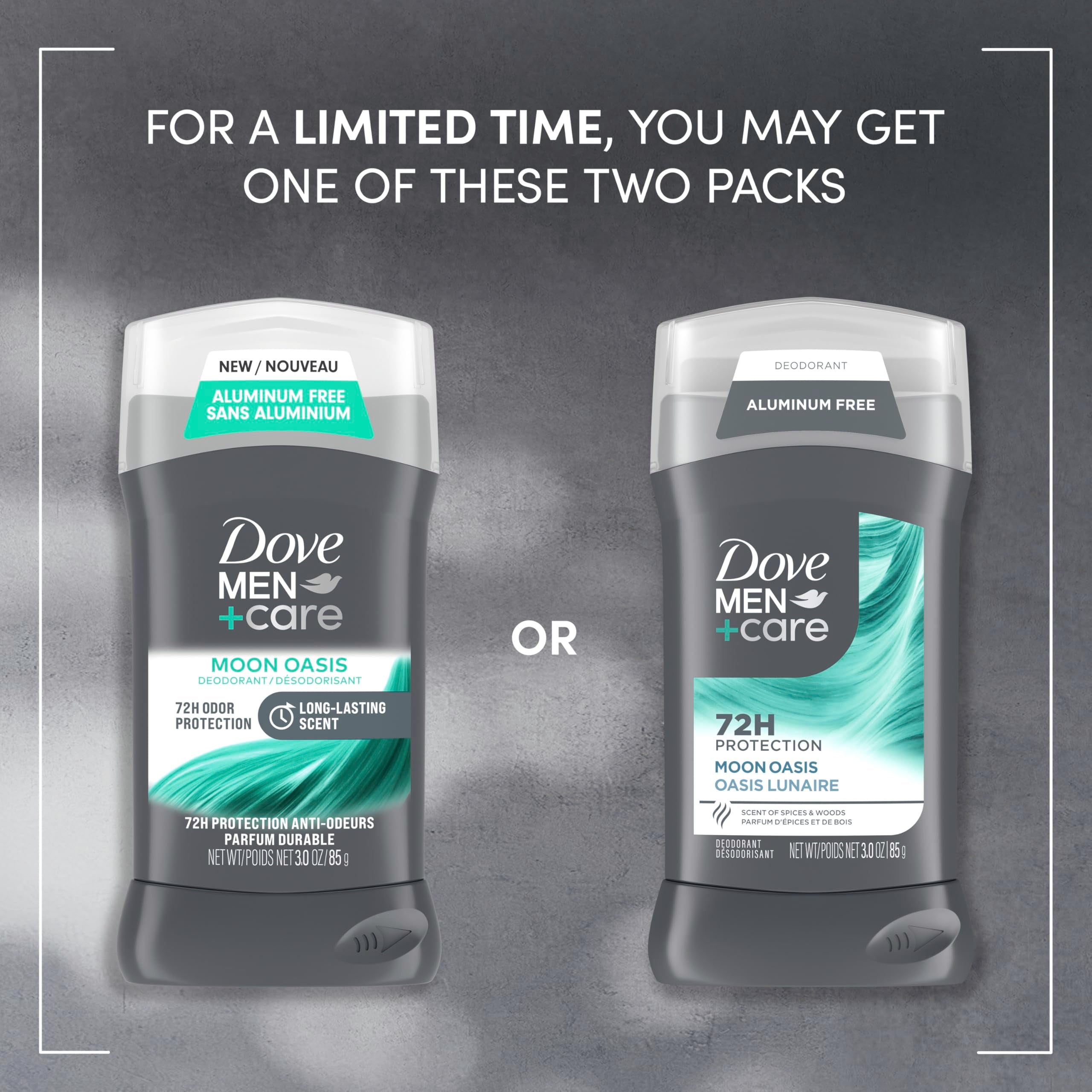 Moon Oasis packaging features a four-pack display.
