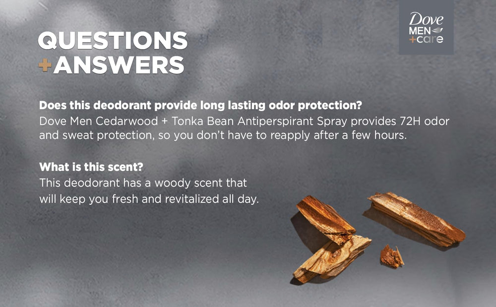 Dove Men+Care plant-based moisturizer image suggests skin-soothing care during active days