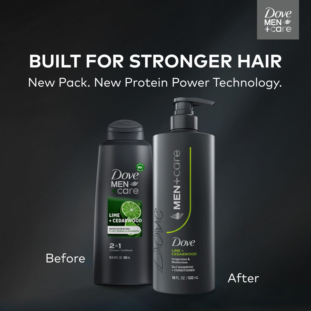 Dove Men+Care scalp refresh moment under running water for renewed vitality