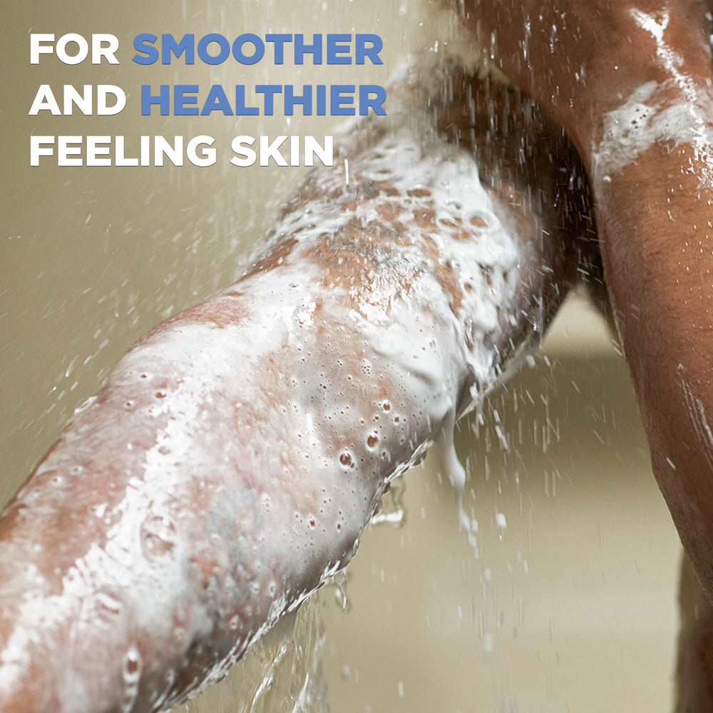 DOVE MEN + CARE sulfate-free formula bottle emphasizes gentle cleansing.