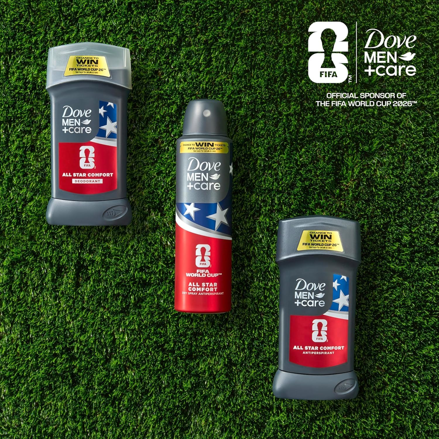 Dove Men+Care underarm moisturizer detail supports skin comfort during workouts.