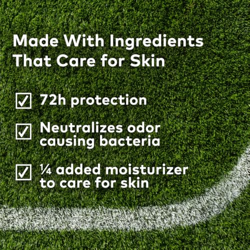 Dove Men+Care spray action delivers quick dry underarms for busy mornings.