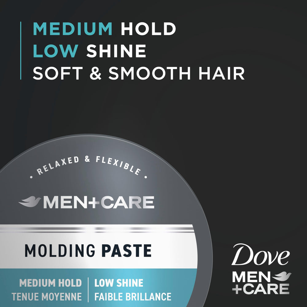 DOVE MEN + CARE Sculpting Paste matte-finish texture for natural hair