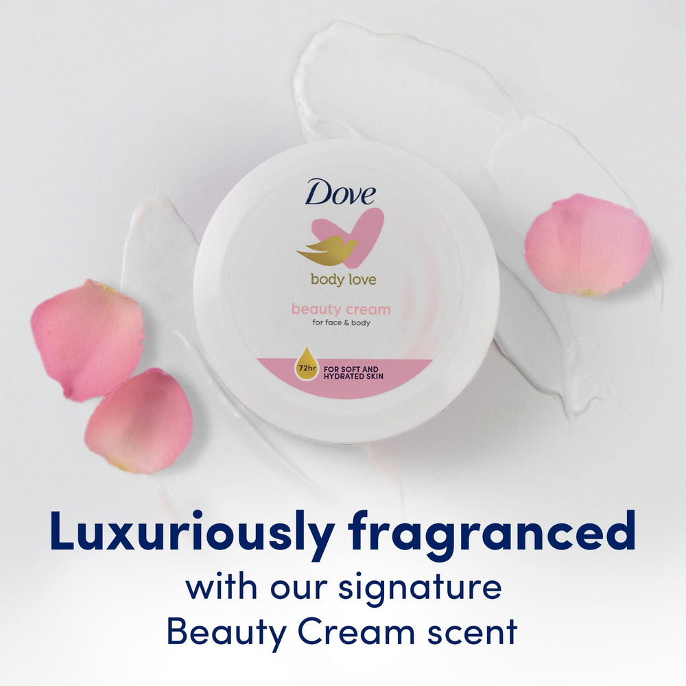 Dove Nourishing Body Care suitable for all skin types, including oily.