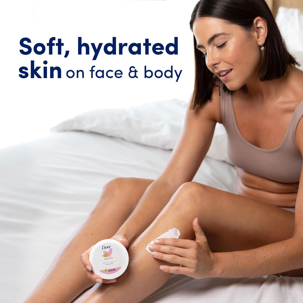 Dove Nourishing Body Care cream for women’s skincare routines.