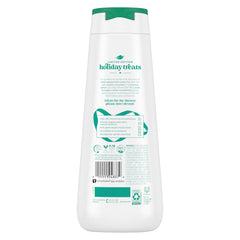Dove Peppermint Bark foam lather highlights rich cleansing and nourishment.