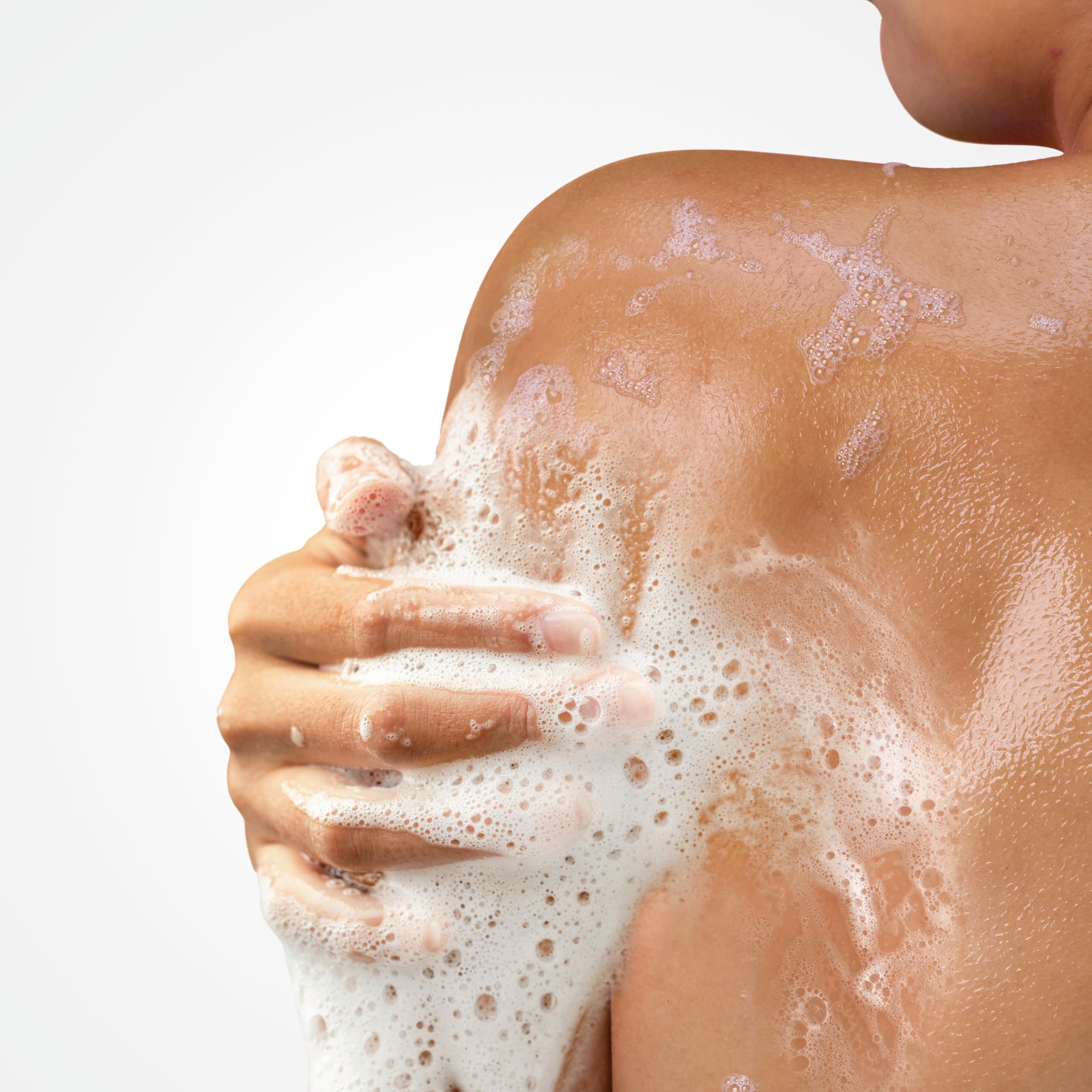Dove Plant Milk Cleansing Body Wash shower scene showing lather and hydration