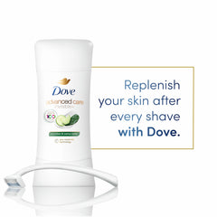Dove ProCeramide Technology boosts ceramides to support skin barrier after shaving.