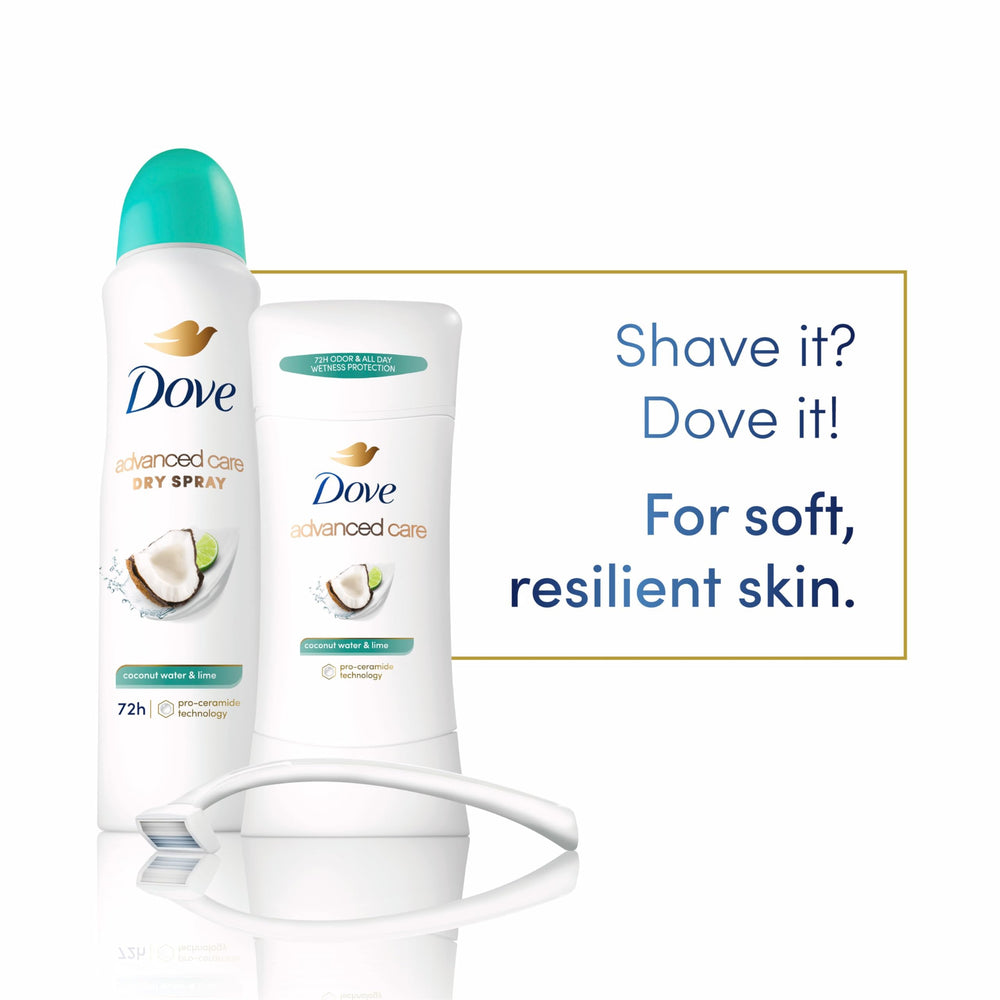 Dove Pro Ceramide Technology close-up highlighting barrier-boosting formula.