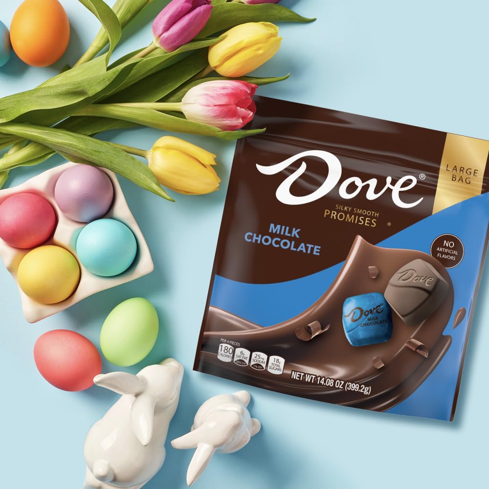 Dove Promises chocolates on a serving dish, perfect for shared treats.