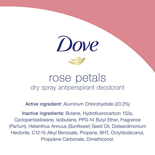 Dove Dry Spray provides long-lasting protection up to 48 hours.