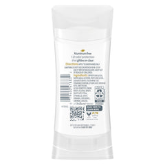 Dove Rose Petals scent with aluminum-free 48-hour odor protection.