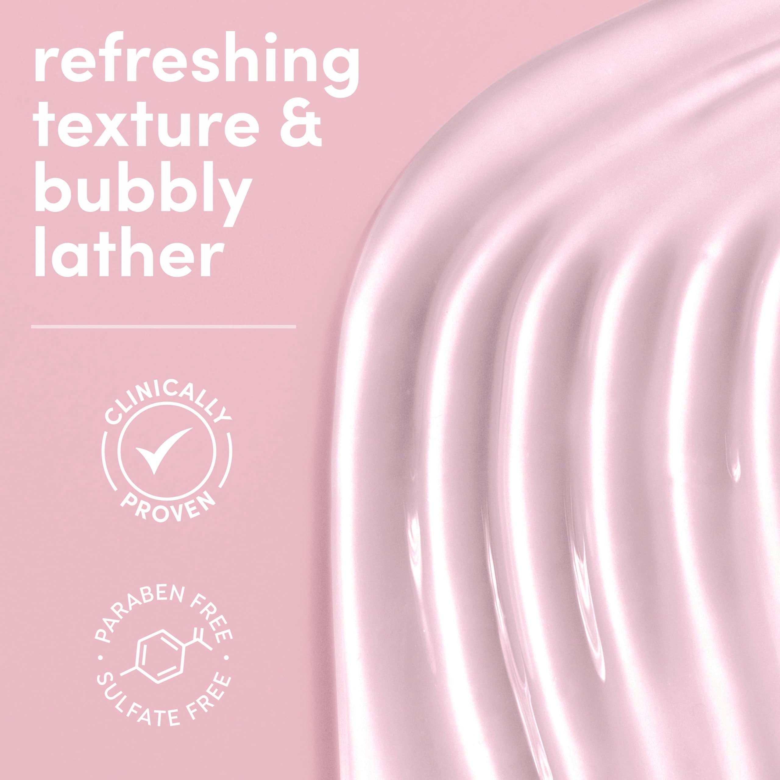 Dove Serum Body Wash Skin Replenish pink lily aroma and dewy feel after shower